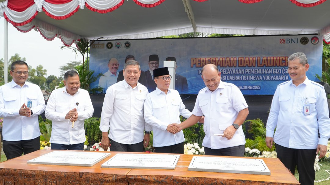 BGN Provinsi Lampung Bersama Kemendes PDT Launching 14 SPPG Di Provinsi Daerah Istimewa Yogyakarta