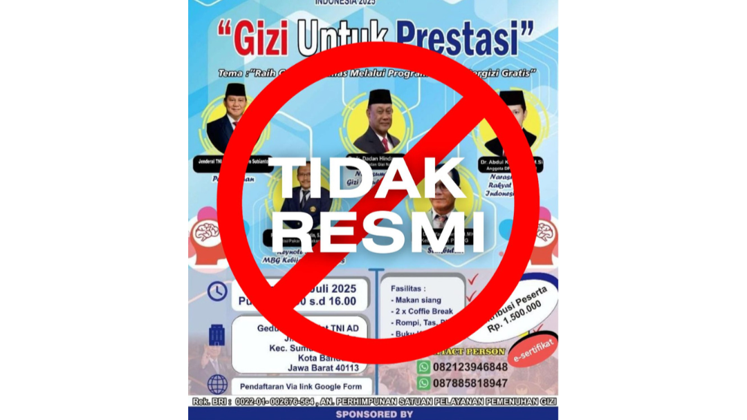 BGN Provinsi Lampung Tegaskan Kegiatan Deklarasi dan Seminar PSPPG di Bandung Bukan Kegiatan Resmi