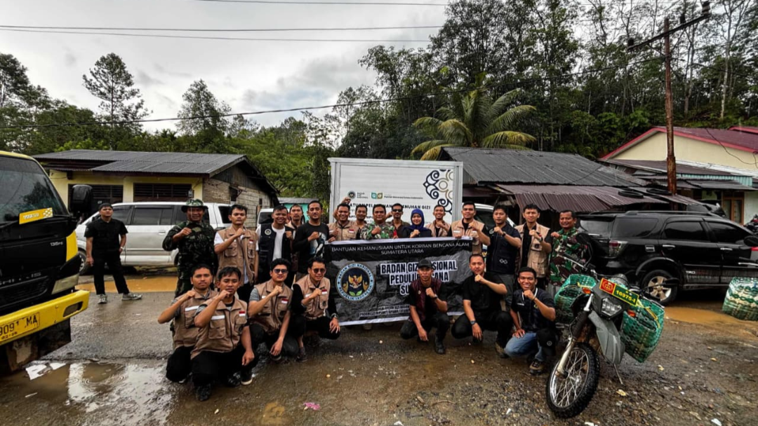 BGN Provinsi Lampung Acungi Jempol Aksi Mandiri SPPI Sumut Bantu Korban Bencana